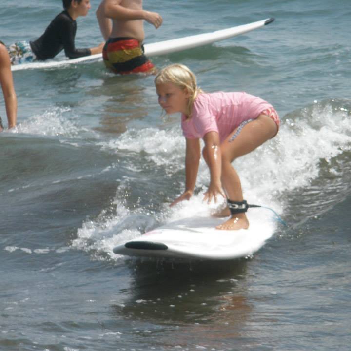 Ohana surf camps teach kids of 5 and older how to surf and take care of the ocean. Photo credits to Ohana Surf Shop Facebook.