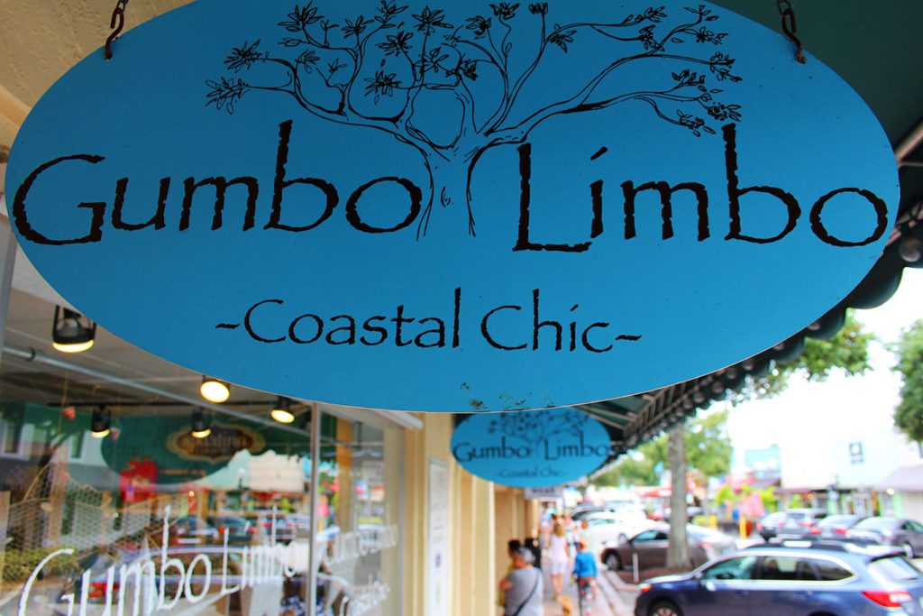 Gumbo Limbo coastal chic sign