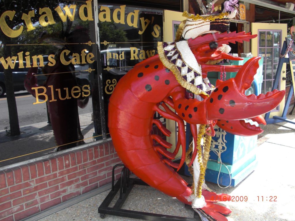 crawdaddy statue